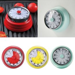 Kitchen Timers Mechanical Visual Timer Small Magnetic Kitchen Countdown Timer with Loud Alarm for Kids and Adults Baking Cooking F21 22 230328