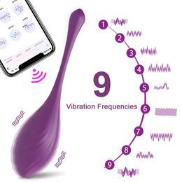 New Bluetooth Vibrator for Women Wireless App Remote Control Dildo Vibrating Egg Clit Stimulator Love Egg Sex Toys for Adult Couple 230316