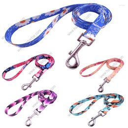 Dog Collars Customised Leashes Custom Pet String With Your Own Design Metal Hook Attached