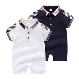 Neugeborenen Baby Bebe Bedruckte Baumwolle Strampler 0-2Y Strampler Toddle Baby Body Einzelhandel Neugeborene Babys Kleidung Kinder Overalls Kleidung 0-24 Monate