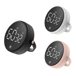 Kitchen Timers Magnetic Digital Timer For Kitchen Clock Timer Countdown Stopwatch LED Table Alarm Kitchen 230328