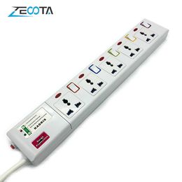 Sockets Strip Socket 5 way AC Universal Outlets Plug Surge Protector Individual Switch Overload Protection 3m98ft Extension Cord Z0327