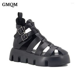 Sandals GMQM Brand Fashion Women Summer 2023 Platform Casual Footwear Shoes Open Toe Gladiator Roman College Student