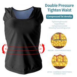 Womens Shapers VIP LINK Sauna Sweat Vest Women Polymer Waist Trainer Slimming Underwear Weight Loss Shapewear Tummy Sheath 230327