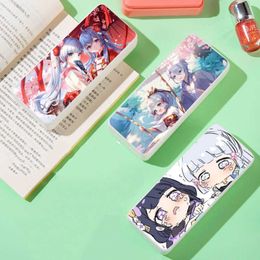 Sunglasses Cases Bags Anime Kamisato Ayaka Eyewear Cases Genshin Impact Sunglasses Hard Case for Women Men Glasses Storage Eyeglass Cases Protector J230328