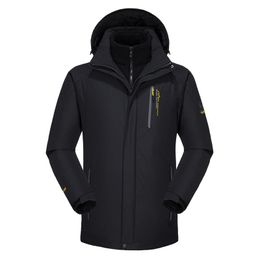 Men's Jackets 2023 10XL Winter Jacket Parkas Outdoor Skiing Waterproof Coats Clothes Sports Warm Climbing Suit Windproof Bust 160cm