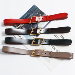 Belts 2023 Cow Leather Genuine Waist Belt Strap Women Fashion Pin Buckle Large Cowskin