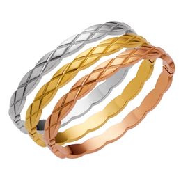 HBP Gold Women's Bangle Bracelets Trendy Indian Jewellery Solid Silver Bangle Elegant Ladies Bracelet Nomination Charm Bangle Women Designer Crystal Bracelet Luxury