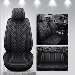 Car Seat Covers Full Set Universal For Ssangyong Actyon Sport Korando Kyron Rodius Rexton Chairman Tivolan Leather Accessories