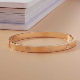 Designer bracelet Carti bangle Rose Gold Bracelet Light Luxury High Grade Titanium Steel Small Group Colourless Exquisite INS Fashion Design Jewellery Lovers