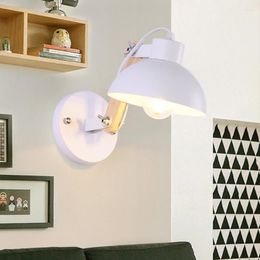 Wall Lamps BEIAIDI Simple Creative Bedside Lamp Sconce Nordic Living Room Bedroom Aisle El Light Indoor Lighting Fixtures