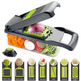 Fruit Vegetable Tools Multifunctional Vegetable Cutter Kitchen Household Circular Vegetable Cutter Grater Hand Slicer Kitchen Tool Home Gadgets 230328