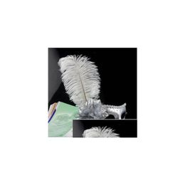 Party Masks Halloween Mask Bestselling Paragraph Flat Headband Side Flower An Ostrich Feather Catwalk Show Fun Drop Delivery 202 Dhk2H