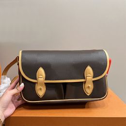 Vintage Satchels Bag Crossbody Messenger Bag Shoulder Bags Designer Luxury Fashion Purse Bags Women Handbags Canvas Genuine Leather Gold Hardware High Quality