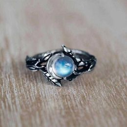 Band Rings Bohemio Vintage Women Fashion Ring Bridal Princess Wedding Ring Engagement Party Gift Ring Z0327