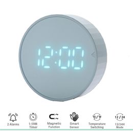 Kitchen Timers LED Digital Kitchen Timer for Cooking Study Stopwatch Alarm Clock Magnetic Electronic Cooking Countdown Time Timer 230328