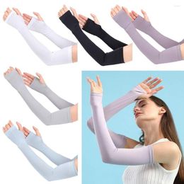 Knee Pads Outdoor Sport Arm Sleeves Summer Cooling Warmer Sportswear Basketball Running Sun Protection Cover