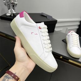 Designer shoes Luxury Canvas Court Embroidered Logo Signature Low Top Sneakers top quality causal unisex shoes