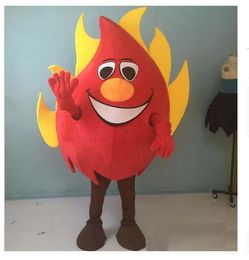 Halloween flame Mascot Costume High Quality Customise Cartoon fire Anime theme character Carnival dults Birthday Party Fancy Adult mascot Costume Party Ad Dress