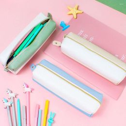 Double Zipper Creative Multifunctional Large Capacity Pencil Case Stationery Box Storage Bag Pen Pouch