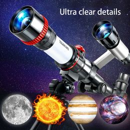 Science Discovery High Magnification Professional Astronomical Telescope Kids Experiment Monocular