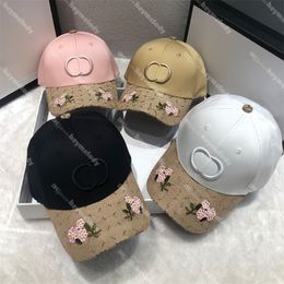 Fashion Designer Floral Baseball Hats Mens Womens Sports Caps Ball Cap Embroidery Casquette Adjustable Fit Hat