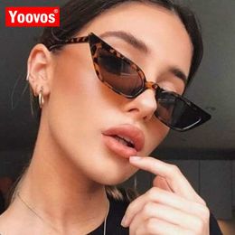 Yoovos Cat Eye Sunglasses Women High Quality Vintage Candy Colors Sun Glasses For Women Plastic Retro Lunette De Soleil Femme230328