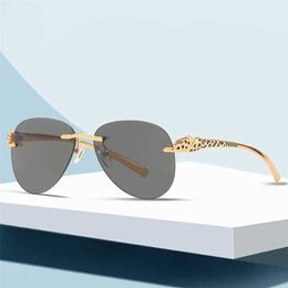 Top Luxury Designer Sunglasses 20% Off head rimless men women fashion trend Sun pilot's toad glasses