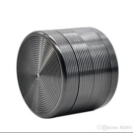 Smoking Pipes Aluminum alloy smoke grinder, metal smoke grinder, diameter 63mm four layer thread