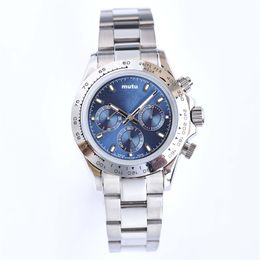 7A 40MM Mens watch designer Luminous Sapphire Watches Premium Men Self Winding Watch Case Black Ceramic Bezel White Disc Bracelet Foldover Clasp Water Resista