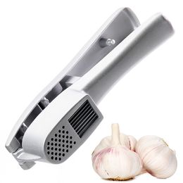 Fruit Vegetable Tools Garlic Press Slicer 2 in 1 - Aluminium Garlic Ginger Mincer and Slicer - with Slicing and Grinding - Kitchen Cooking Tools 230328