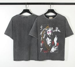 Men's Tshirts Vintage Saint Satan Classical Designer t Shirt Summer Short Sleeve Streetwear Women Men Tshirt Tee Mens Clothes