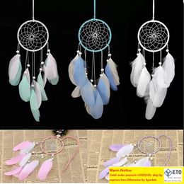 Peacock Feather Dreamcatcher Creative Wind Chime Pendant Wall Hanging Fashion Dream Catcher Decor Gift