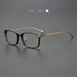 Top Luxury Designer Sunglasses 20% Off Japan 999.9 high-end glasses frame male myopia Chen Daoming Ye Jingyan same pure titanium big face transparent