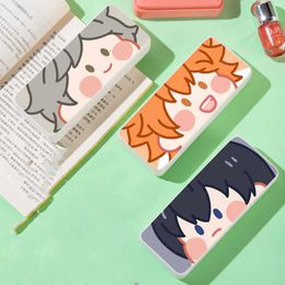 Sunglasses Cases Bags Haikyuu Eyewear Cases Anime Shoyo Hinata Sunglasses Hard Case for Women Print Men Glasses Storage Box Eyeglass Cases Protector J230328