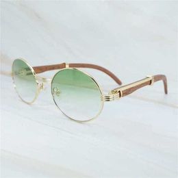 Top Luxury Designer Sunglasses 20% Off Metal Wood Mens Accessories Vintage Brand Name Trending Product Eyewear Gafas De Sol HombreKajia