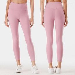 Active Pants Nwt Solid Colour 25" Gym Yoga Legging Compression Fitness Women Sports Jogging High Waist Training Factory Wholesale Custom