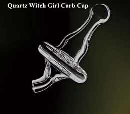 New Quartz Carb Cap Witch Girl Hat Cap Smoking Accessories Quartz Banger Nail for Most 3mm 4mm 14mm and 19mm Oil Rigs at Mr_Dabs