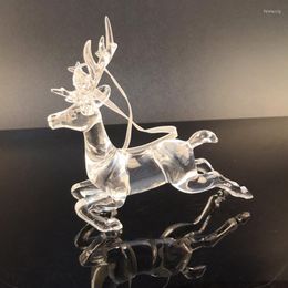 Christmas Decorations DONGLIN Est Acrylic Lovely Deer Pendant Plastic Transparent Running Tree Decoration