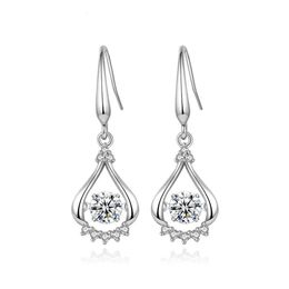Charm % S925 Silver Drop Earrings Women Aros Mujer Oreja Diamond Jewellry Gemstone Bizuteria Silver 925 Jewellery Diamond Orecchini AA230327