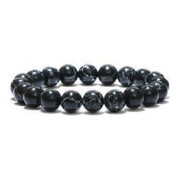 Beaded Natural Stone Round Bead Buddha Bracelet Tiger Eyes Yoga Meditation For Men Women Jewelry Drop Delivery 202 D4W