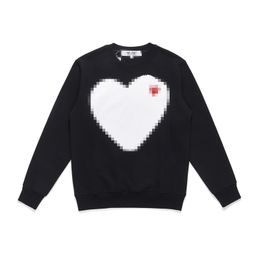 Designer Men's Hoodies Com Des Garcons CDG Sweatshirt PLAY Big Heart Black Pullover Sweatshirts Size XL New