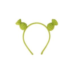 Party Hats Shrek Headband With Ears Cute Dressing Up Cosplay Prop Theme Costume Unisex Decorations Gc1869 Drop Delivery 20 Dh8Pc