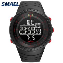 SMAEL Brand 2017 New Electronics Watch Analog Quartz Wristwatch Horloge 50 Meters Waterproof Alarm Mens Watches kol saati 1237258B