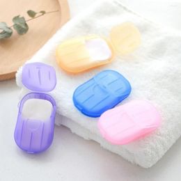 Bath Accessory Set 5 Disposable Hand Washing Tablet Travel Carry Toilet Soap Paper 100 Sheet