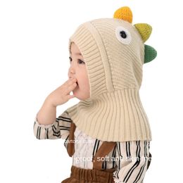 Caps Hats Baby Winter Hood Hat Cartoon Dinosaur Winter Kids Hat Knit Baby Hat for Girl Boy Christmas Gift Year Hat for Baby 230328