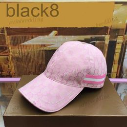 designer Cute Pink Ball Caps Plaid Letter Sun Hat Simple Style Adjustable Peaked Cap Street Casual Casquette Hats ZQ3B