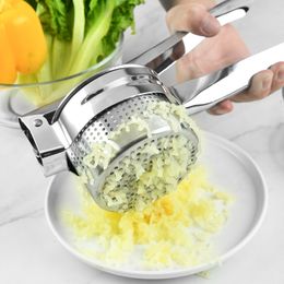 Fruit Vegetable Tools Stainless Steel Potato Ricer Masher Fruit Vegetable Press Juicer Crusher Squeezer Household Kitchen Cooking Tools 230328