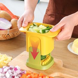 Fruit Vegetable Tools Kitchen Carrot Potato Onion Dicing Tool Multifunctional Vegetable Cutter Stainless Steel Food Shredder Fruit Gadgets Accessories 230328