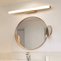 Wall Lamps Modern Nordic Mirror Light Simple Dressing Makeup Bathroom Waterproof And Anti-fog Toilet Cabinet Fixtures
